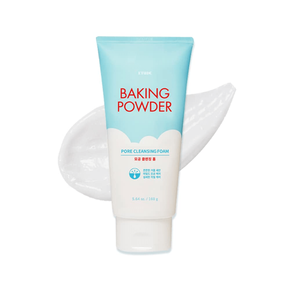 Baking Powder Pore Cleansing Foam 1 skincare-kbeauty-glowtime-etude house baking powder pore cleansing foam
