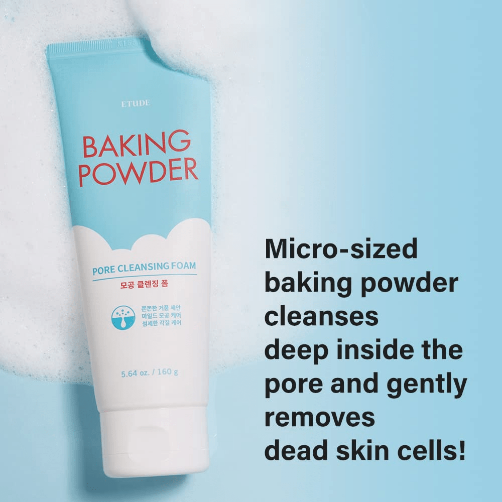 Baking Powder Pore Cleansing Foam 2 skincare-kbeauty-glowtime-etude house baking powder pore cleansing foam