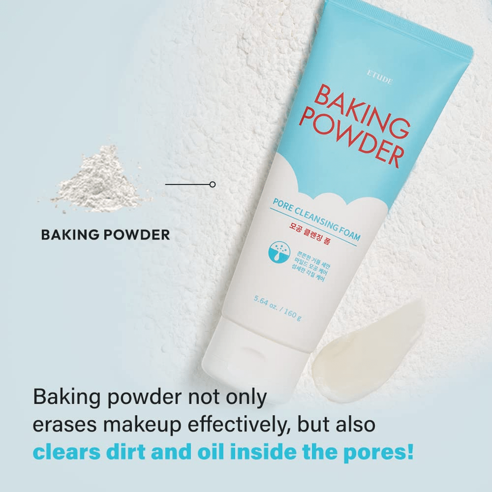 Baking Powder Pore Cleansing Foam 4 skincare-kbeauty-glowtime-etude house baking powder pore cleansing foam