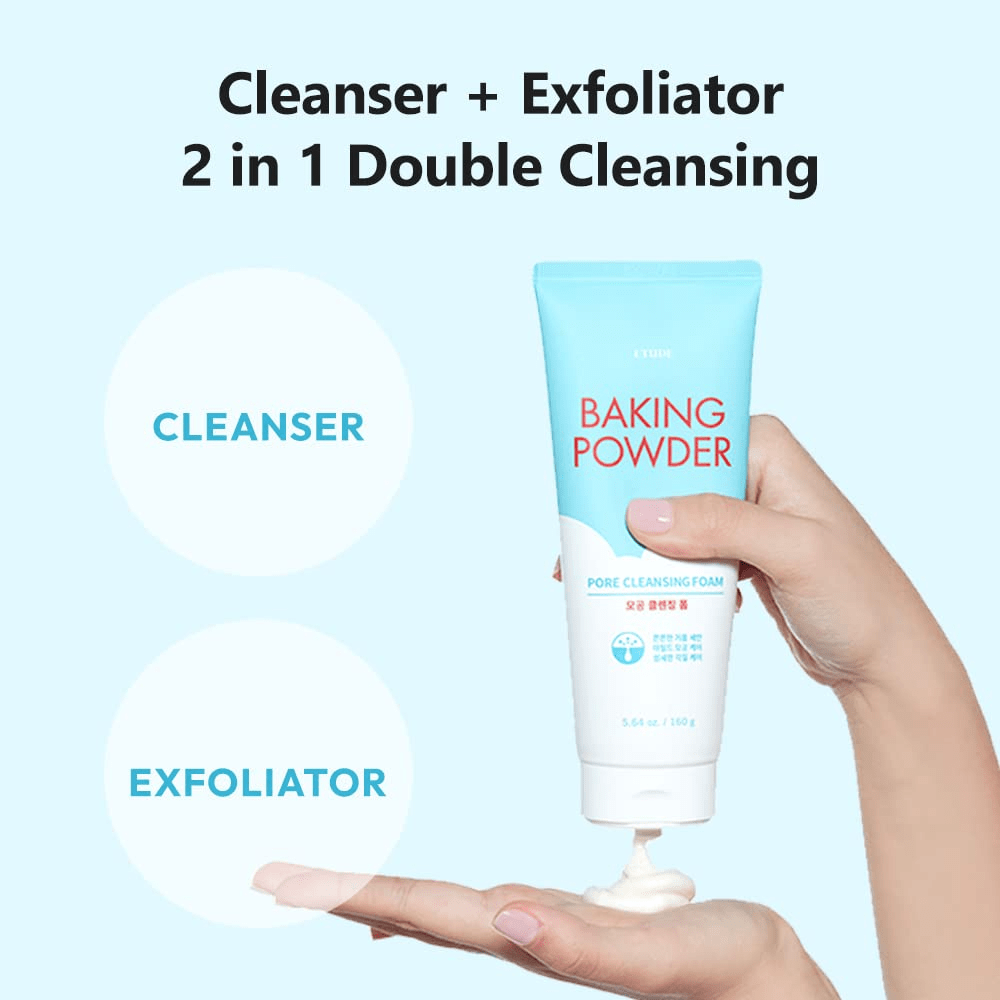 Baking Powder Pore Cleansing Foam 6 skincare-kbeauty-glowtime-etude house baking powder pore cleansing foam