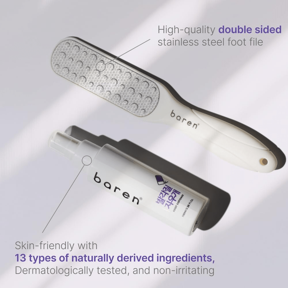 Baren Callus Eraser Home Set 5 skincare-kbeauty-glowtime-baren foot callus eraser home set
