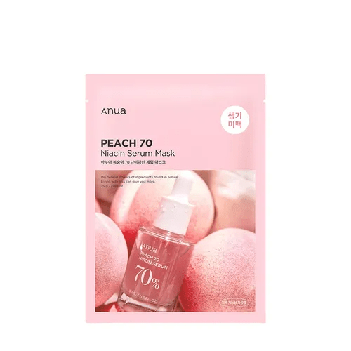 Peach 70 Niacin serum mask 1 skincare-kbeauty-glowtime-anua peach 70 niacin serum mask