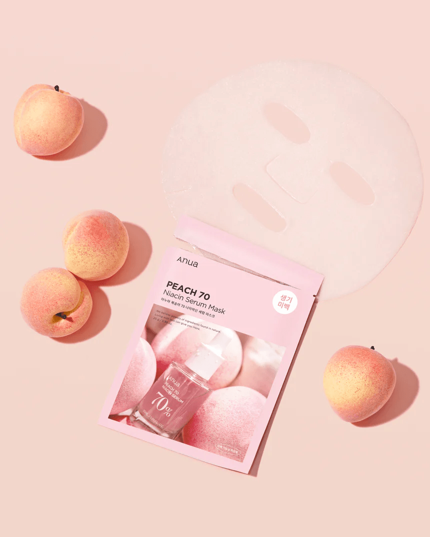 Peach 70 Niacin serum mask 6 skincare-kbeauty-glowtime-anua peach 70 niacin serum mask