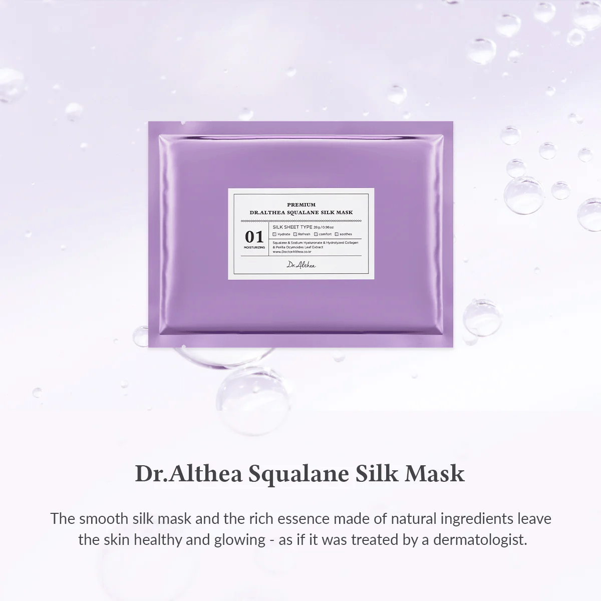 Premium Squalane Silk Mask 2 skincare-kbeauty-glowtime-dr althea premium squalane silk mask