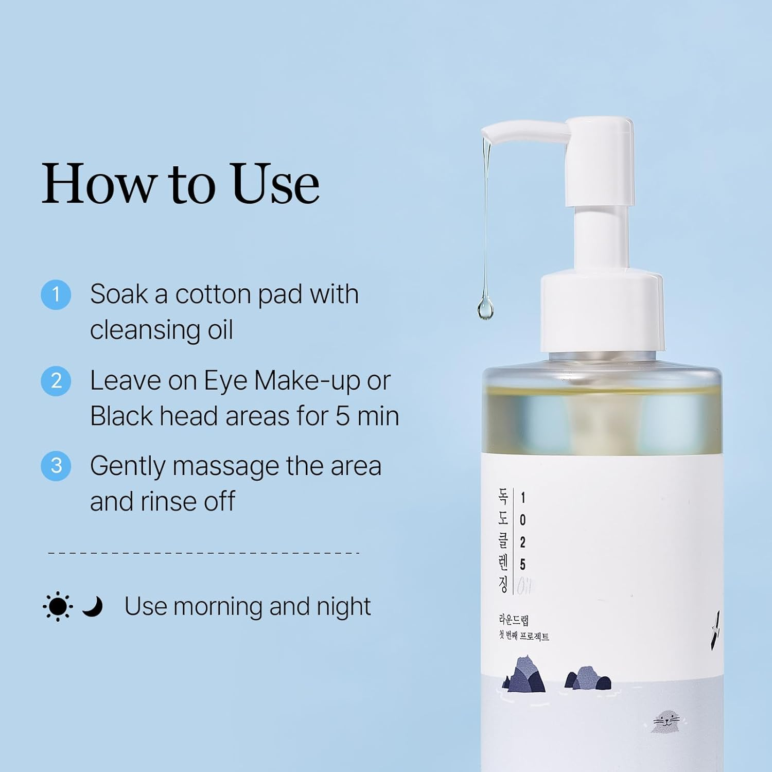 ROUND LAB 1025 Dokdo Cleasnign oil 8 skincare-kbeauty-glowtime-round lab 1025 dokdo cleansing oil