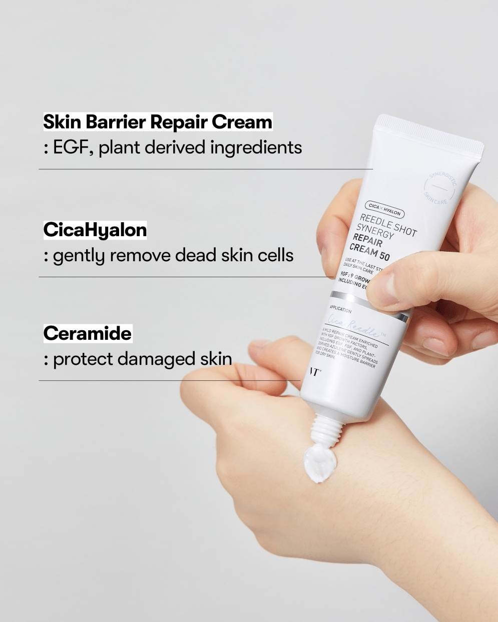 skincare-kbeauty-glowtime-vt cosmetics reddle shot synergy syndergy repair cream