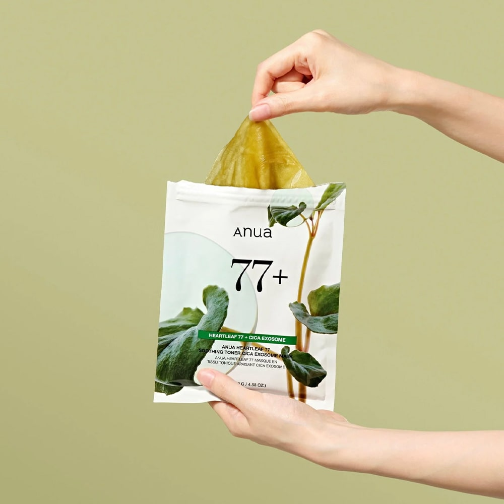 heart leaf sheet mask 8 skincare-kbeauty-glowtime-anua heartleaf 77 hyaluron soothing mask