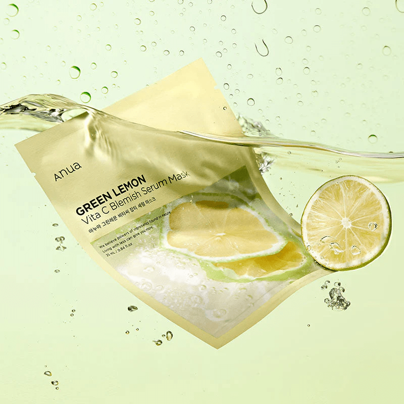 ANUA Green Lemon Vita C Blemish Serum Mask 2