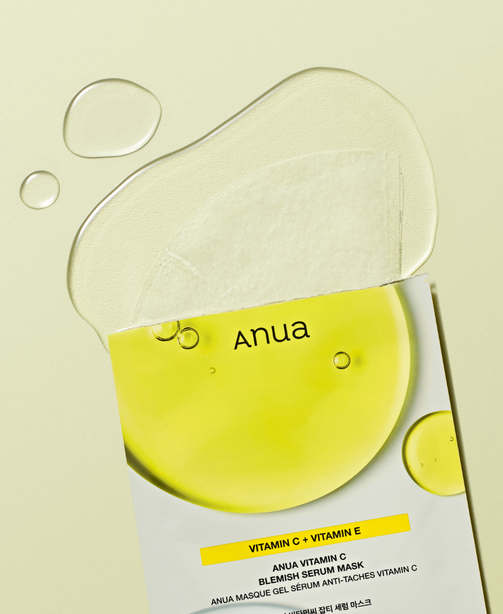 ANUA Vitamin C Blemish Serum Mask 2 skincare-kbeauty-glowtime-anua vitamin C blemish serum mask
