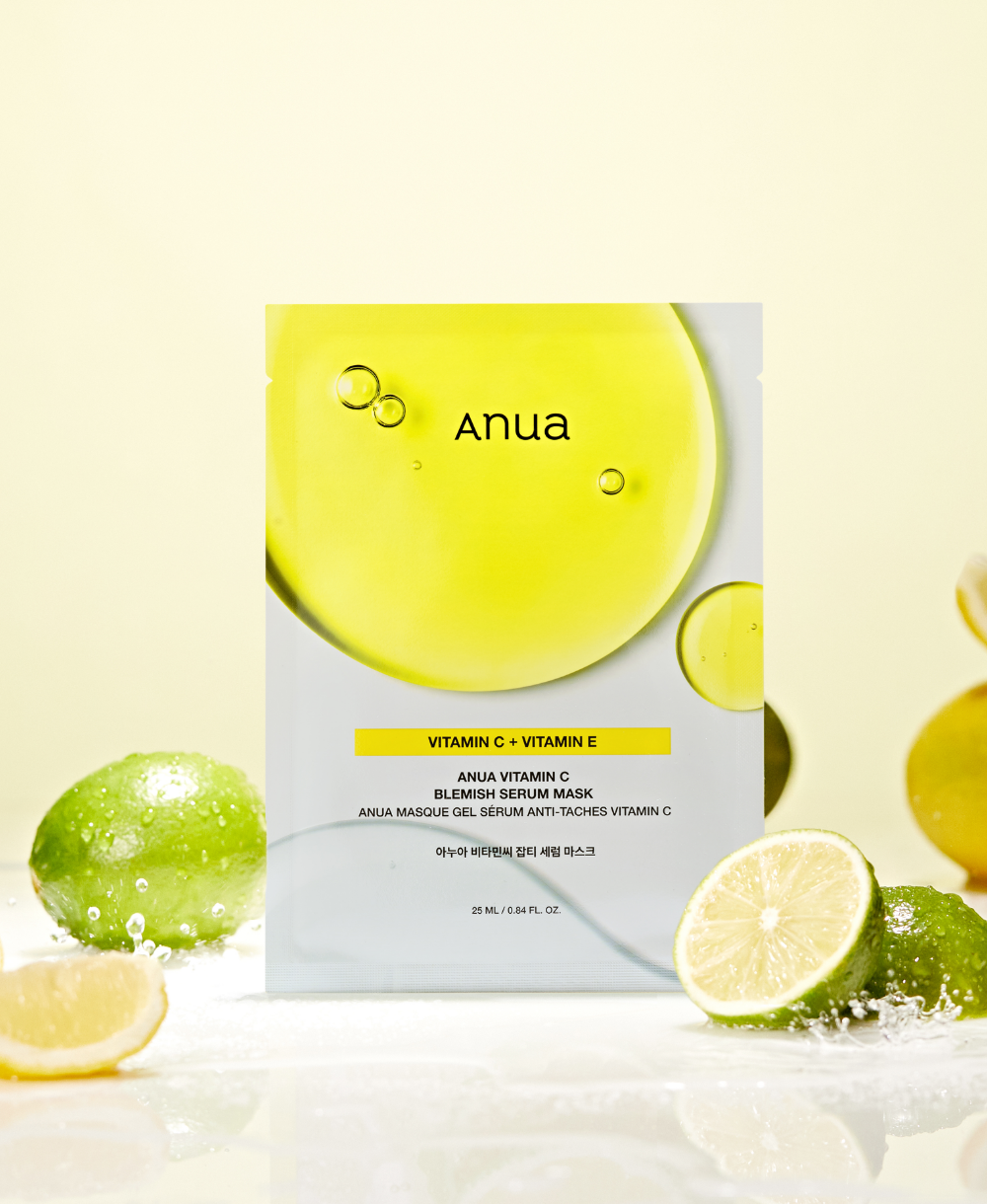 ANUA Vitamin C Blemish Serum Mask 4 skincare-kbeauty-glowtime-anua vitamin C blemish serum mask