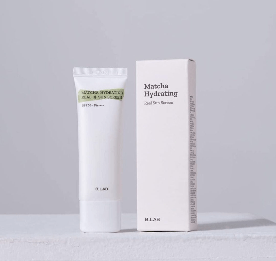 B_LAB Matcha Hydrating Real Sun Screen 1 skincare-kbeauty-glowtime-b lab matcha hydrating real sun screen