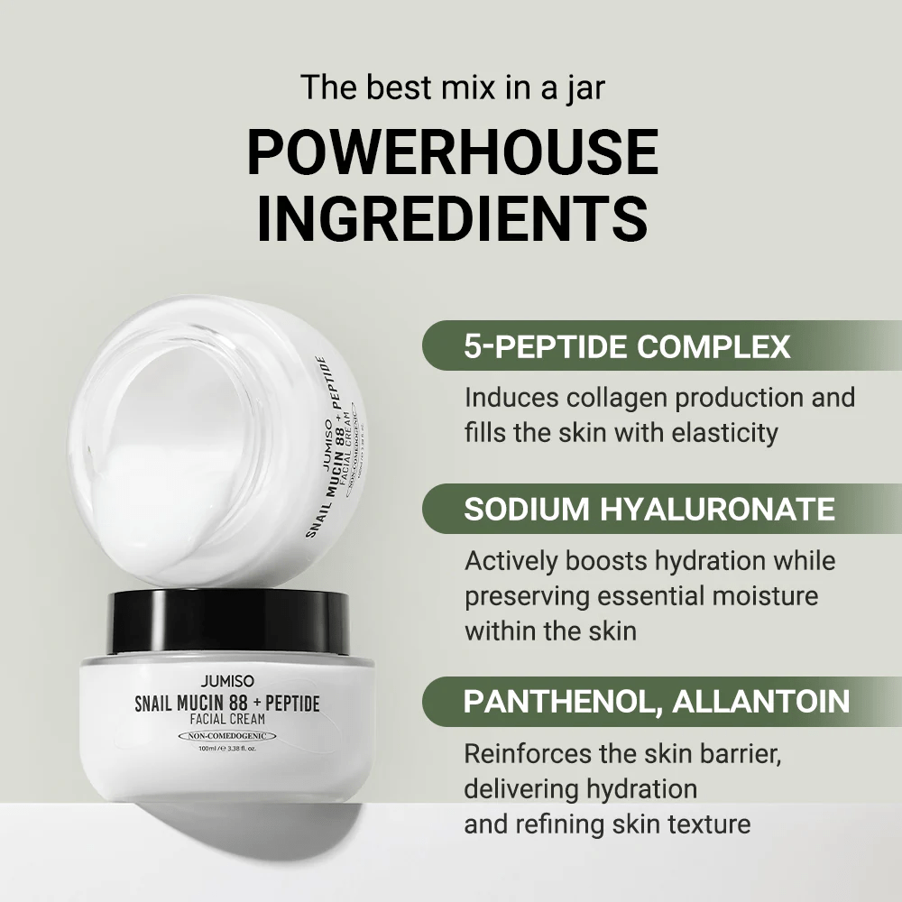 Jumiso Snail mucin 88 + Peptide Facial Cream 6 skincare-kbeauty-glowtime-jumiso snail mucin 88 + peptide facial cream
