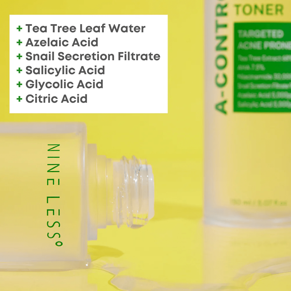 NINELESS A-Control Azelaic Acid Toner 5 skincare-kbeauty-glowtime-nineless a-control azelaic Acid toner