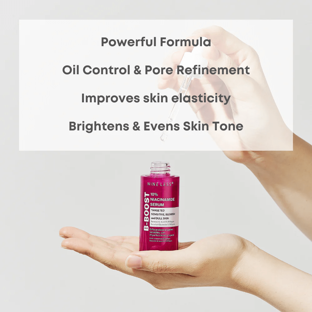 NINELESS B-Boost 10% Niacinamide Serum 7 skincare-kbeauty-glowtime-nineless boosts 10& Niacinamide Serum