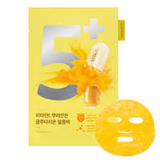 Numbuzin No 5 Vitamin Spotlight Sheet Mask 1 skincare-kbeauty-glowtime-numbuzin no 5+ vitamin spotlight Sheet mask
