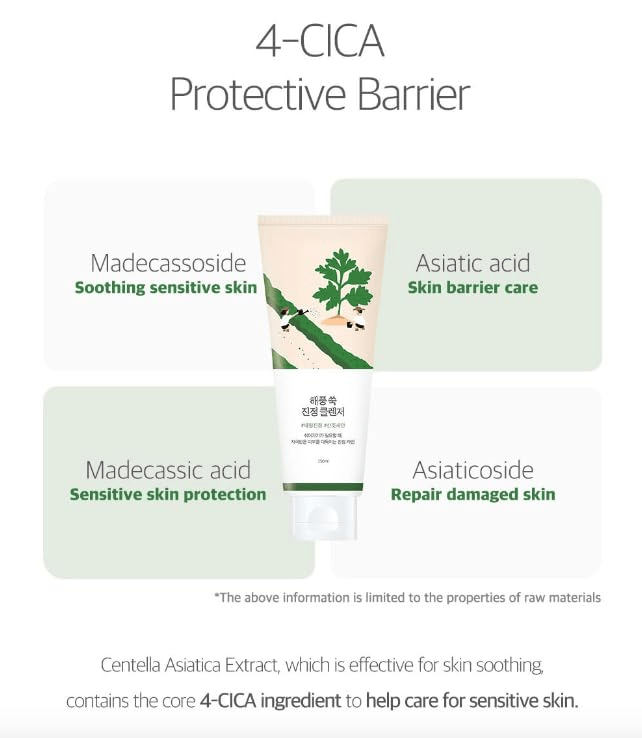 ROUND LAB Mugwort Calming Cleanser 5 skincare-kbeauty-glowtime-round lab mugwort calming cleanser