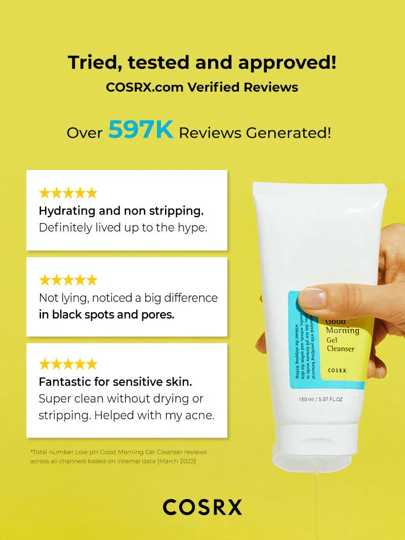 skincare-kbeauty-glowtime-cosrx low ph good morning gel cleanser
