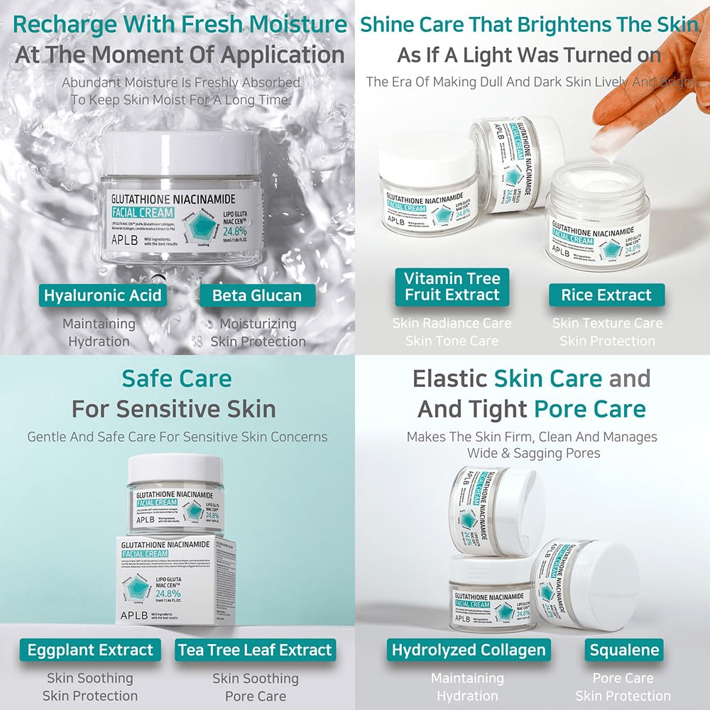 APLB Glutahione Niacinamide Facial Cream 6 skincare-kbeauty-glowtime-APLB glutathione niacinamide facial cream