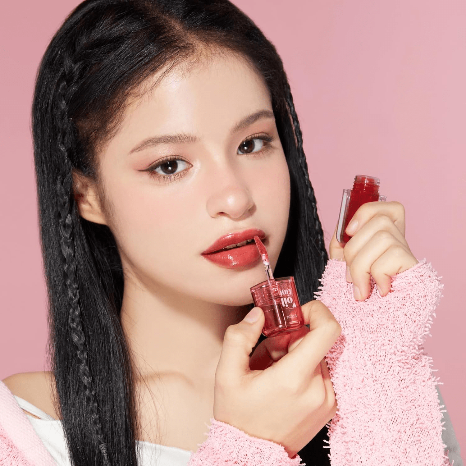 ETUDE Dear Darling Oil Tint 01 Real Cherry 7 skincare-kbeauty-glowtime-etude dear darling oil tint 01 real cherry