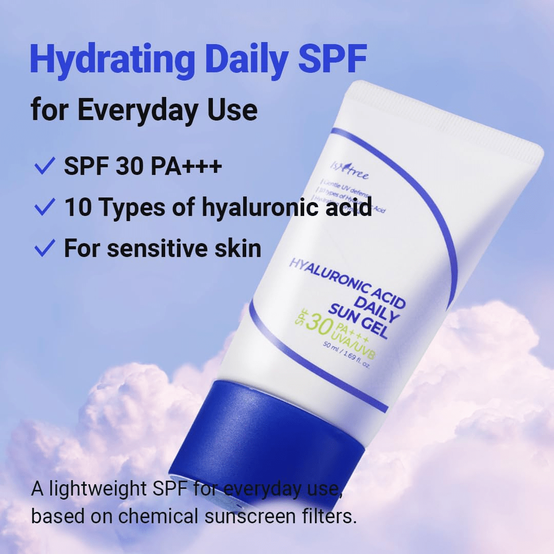 ISNTREE Hyaluronic Acid Daily Sun Gel SPF30 2 skincare-kbeauty-glowtime-isntree hyaluronic acid daily sun gel