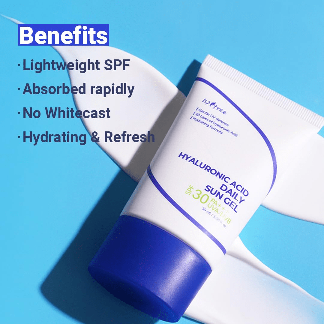 ISNTREE Hyaluronic Acid Daily Sun Gel SPF30 4 skincare-kbeauty-glowtime-isntree hyaluronic acid daily sun gel