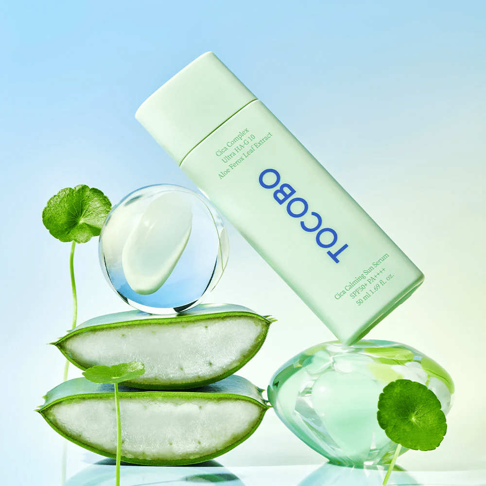 sk- tocobo cica calming sun serum