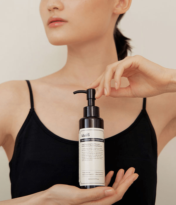 DEAR KLAIRS Gentle Black Deep Cleansing Oil 3 skincare-kbeauty-glowtime-dear klairs gentle black deep cleansing oil