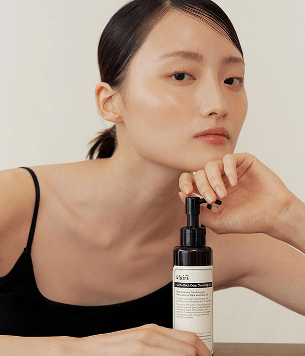 DEAR KLAIRS Gentle Black Deep Cleansing Oil 6 skincare-kbeauty-glowtime-dear klairs gentle black deep cleansing oil