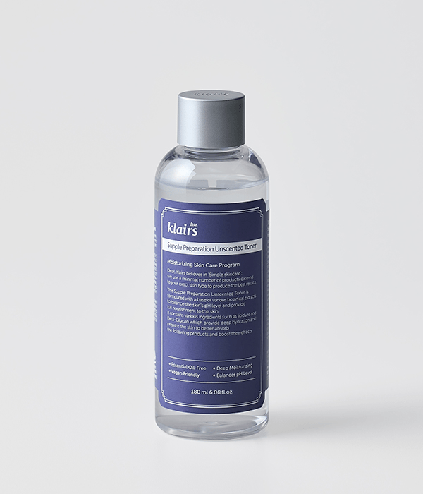 DEAR KLAIRS Supple Preparation Unscented Toner 3 skincare-kbeauty-glowtime dear klairs supple preparation unscented toner