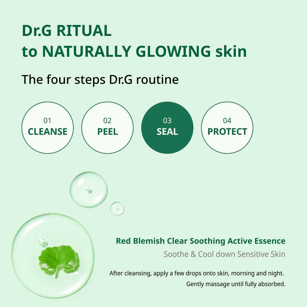 DR G RED Blemish Clear Soothing Active Essence 7 skincare-kbeauty-glowtime-dr G RED Blemish Clear Soothing Active Essence