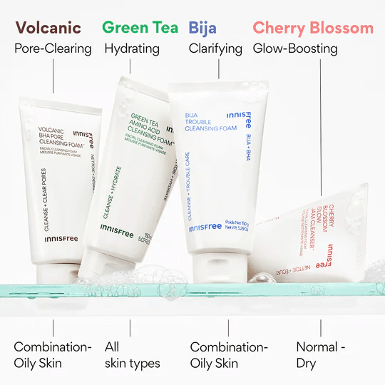 INNISFREE Volcanic POre BHA Cleansing Foam 7 skincare-kbeuaty-glowtime innisfree volcanic BHA Pore Cleansing foam