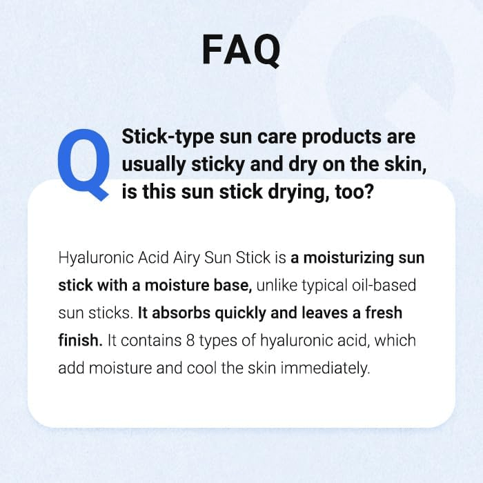 ISNTREE Hyaluronic Acid Sun Stick 8 skincare-kbeauty-glowtime isntree hyaluronic acid airy sun stick