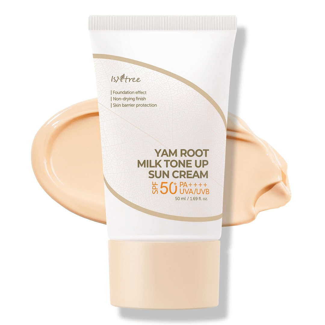 ISNTREE Yam Root MIlk Ton Up Sun Cream 1 skincare-kbeauty-glowtime-isntree yam root smilk tone up sun cream