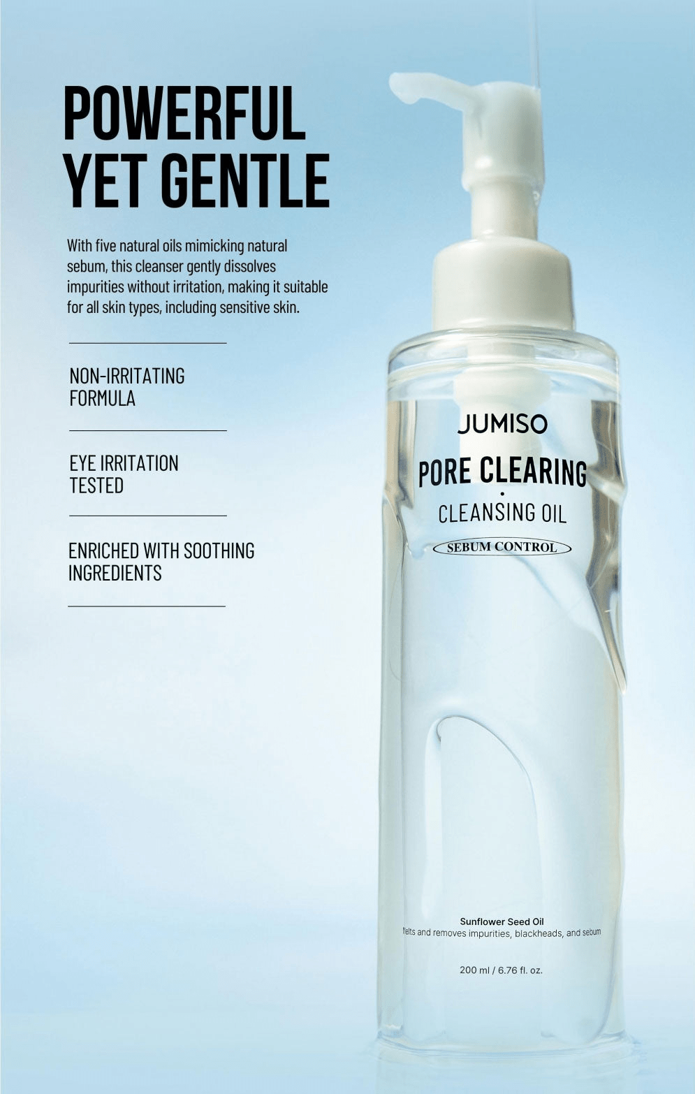 JUMISO Pore Clearing Cleansing Oil 3 skincare-gkbeauty-glowtime jumiso pore dclearing cleansing oil