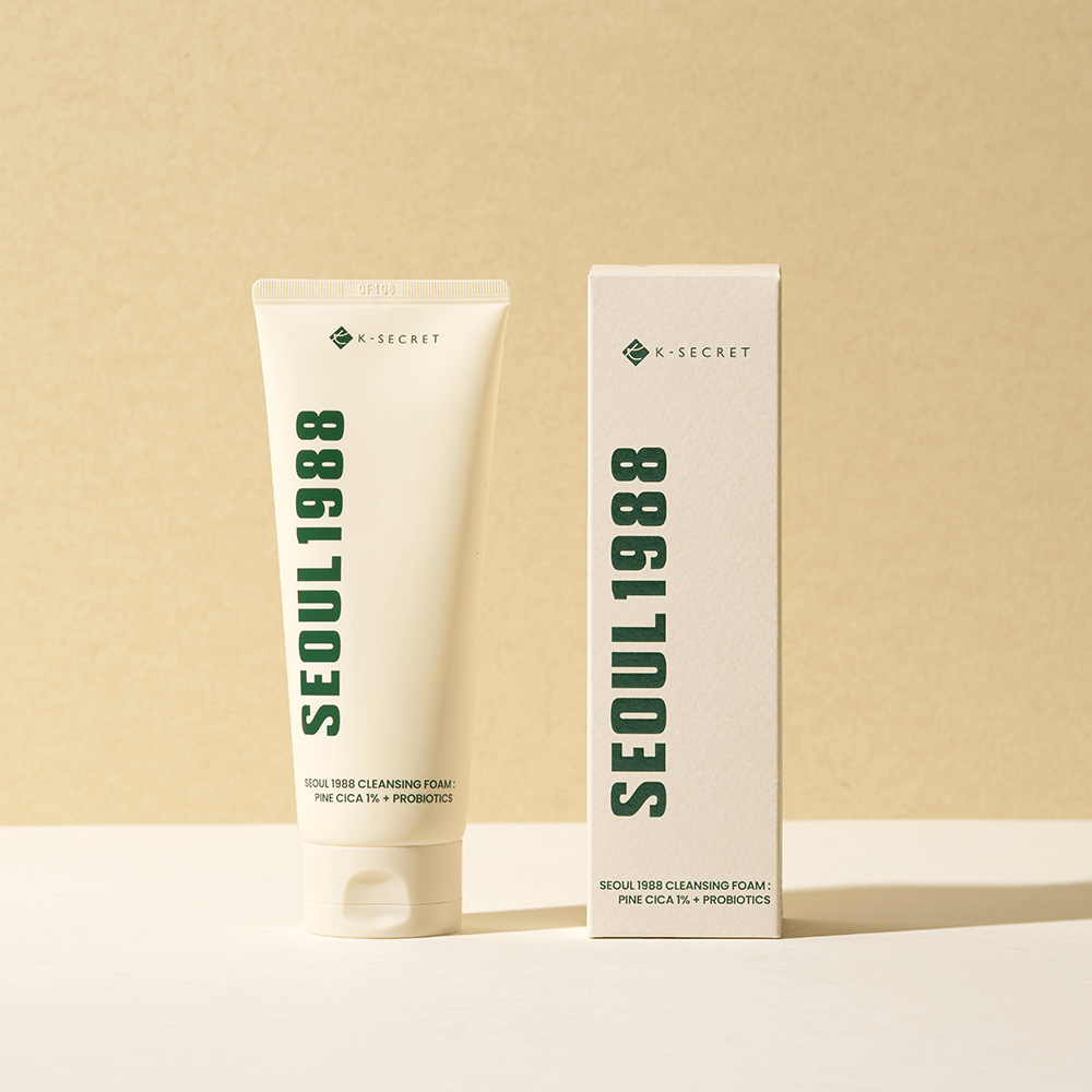 K SECRET Seoul 1988 Cleansing Foam Pine and Cica 3 skincare-kbeauty-glowtime-k secret seoul 1088 cleansing foam pine cica and probiotics