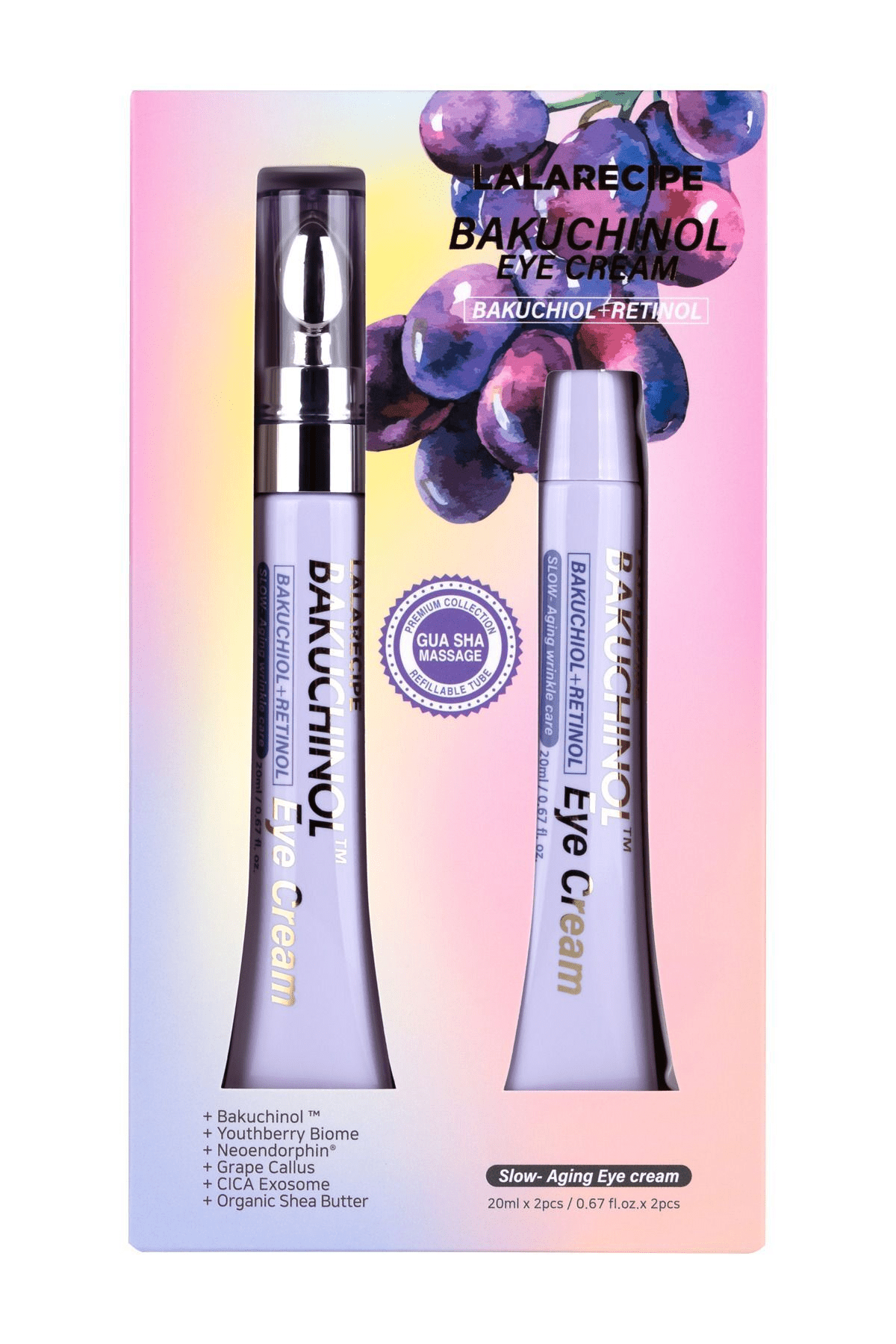 LALA RECIPE Bakuchiol Eye Cream 4 skincare-kbeuaty-glowtime lala recipe bakuchoil eye cream