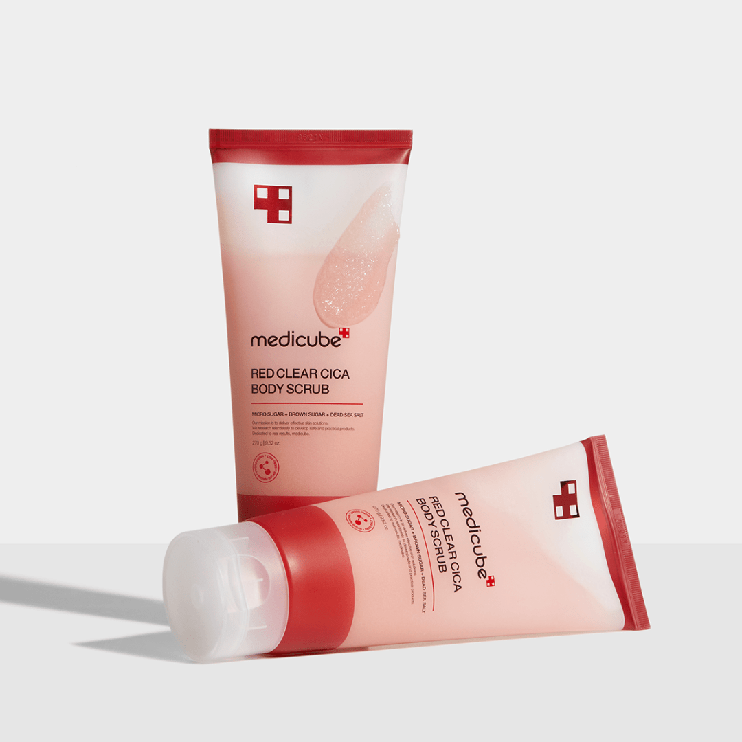MEDICUBE REd Clear Cica Body Scrub 4 skincare-kbeauty-glowtime-medicube red clear cica body scrub