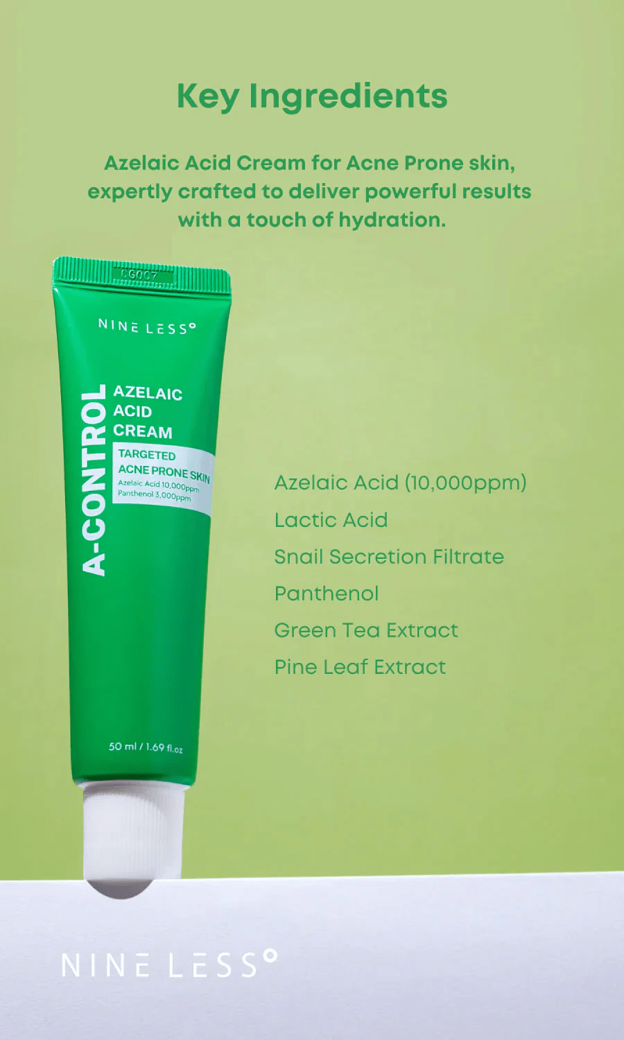 NINELESS A Control Azelaic Acid Cream 3 skincare-kbeauty-glowtime-nineless a control azelaic acid cream