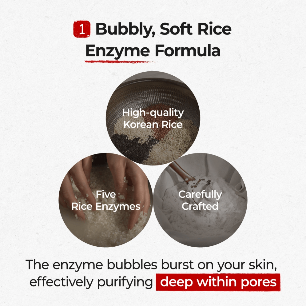 NUMBUZIN No 3 Rice Enzyme Skin Softening Cleansing Foam 7 skincare-kbeauty-glowtime-numbuzin no 3 rice enzyme skin softening cleansing foam