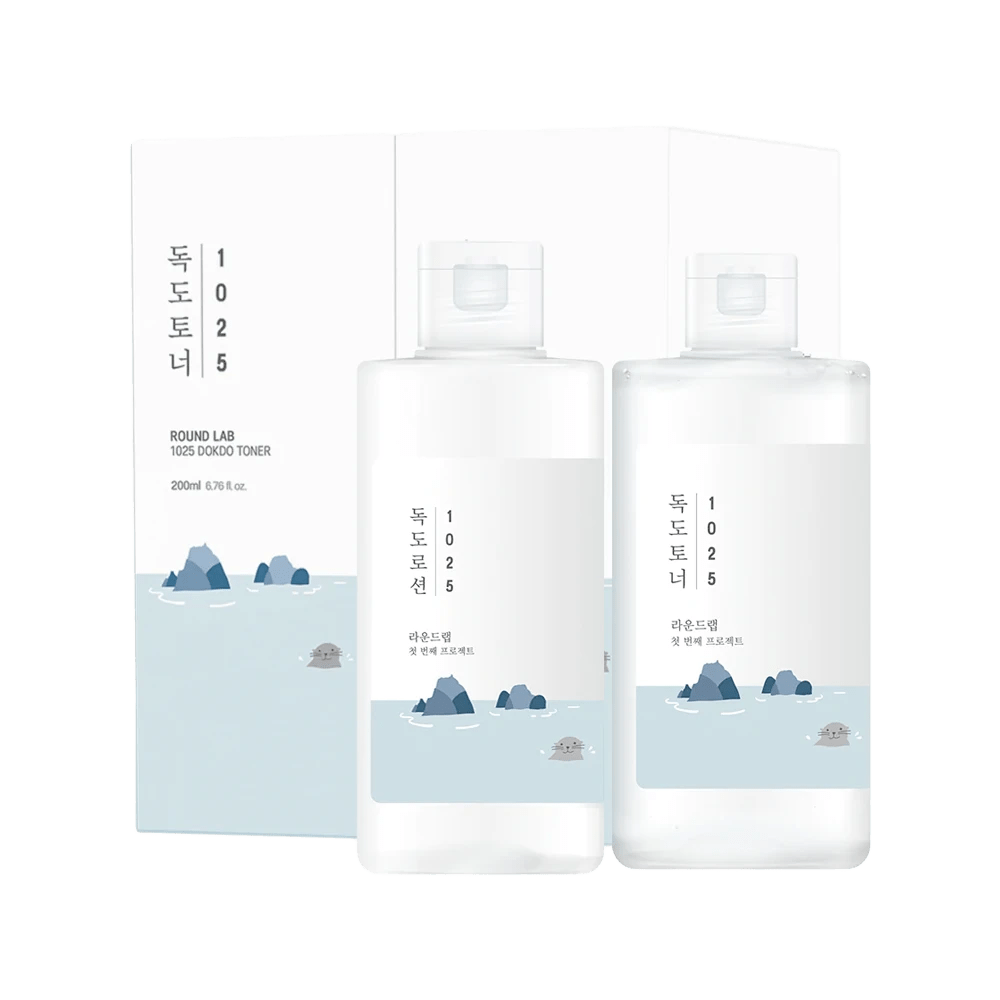 round-lab-1025-dokdo-toner-lotion-set-1 skincare-kbeauty=glowtime round lab 1025 dokdo toner and lotion special set