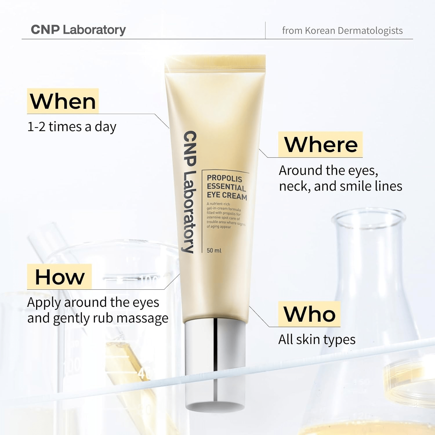 CNP Propolis Essential Eye Cream 4 skincare-kbeauty-glowtime-cnp propolis essential eye cream