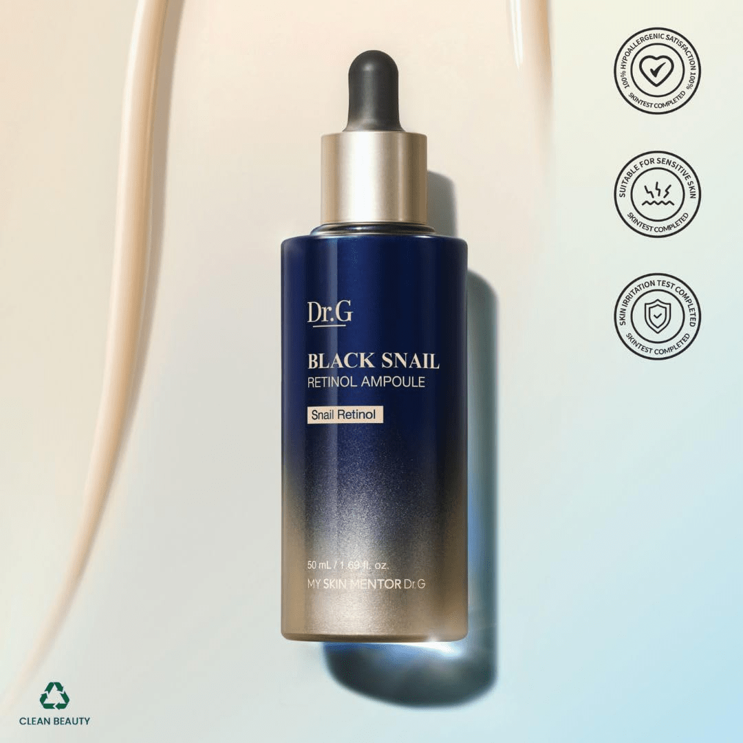 Dr G Black Snail Retinol Ampoule 2 skincare-kbeauty-glowtime-dr g black snail retinol ampoule