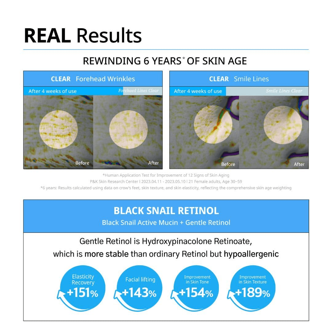 Dr G Black Snail Retinol Ampoule 5 skincare-kbeauty-glowtime-dr g black snail retinol ampoule