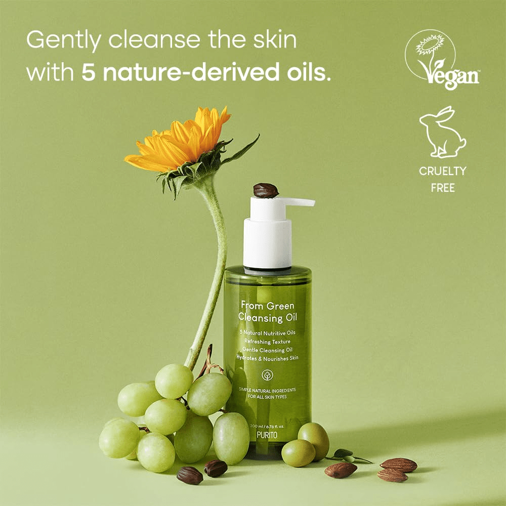 PURITO From Green Cleansing Oil 2 skincare-kbeauty-glowtime-purito freom green cleansing oil