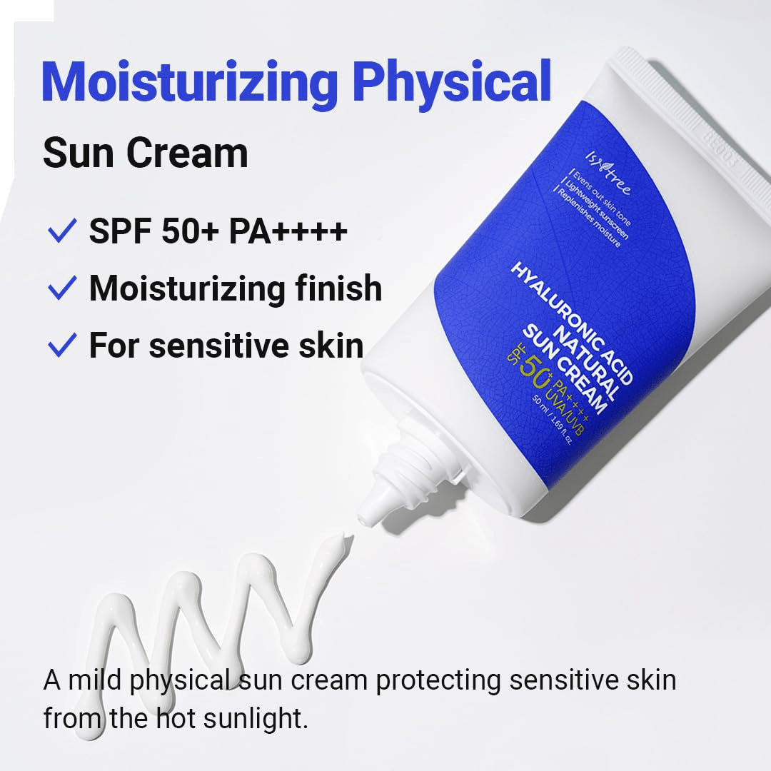 Isntree Hyaluronic Acid Natural sun cream 2 skincare-kbeauty-glowtime- isntree hyaluronic acid natural sun cream