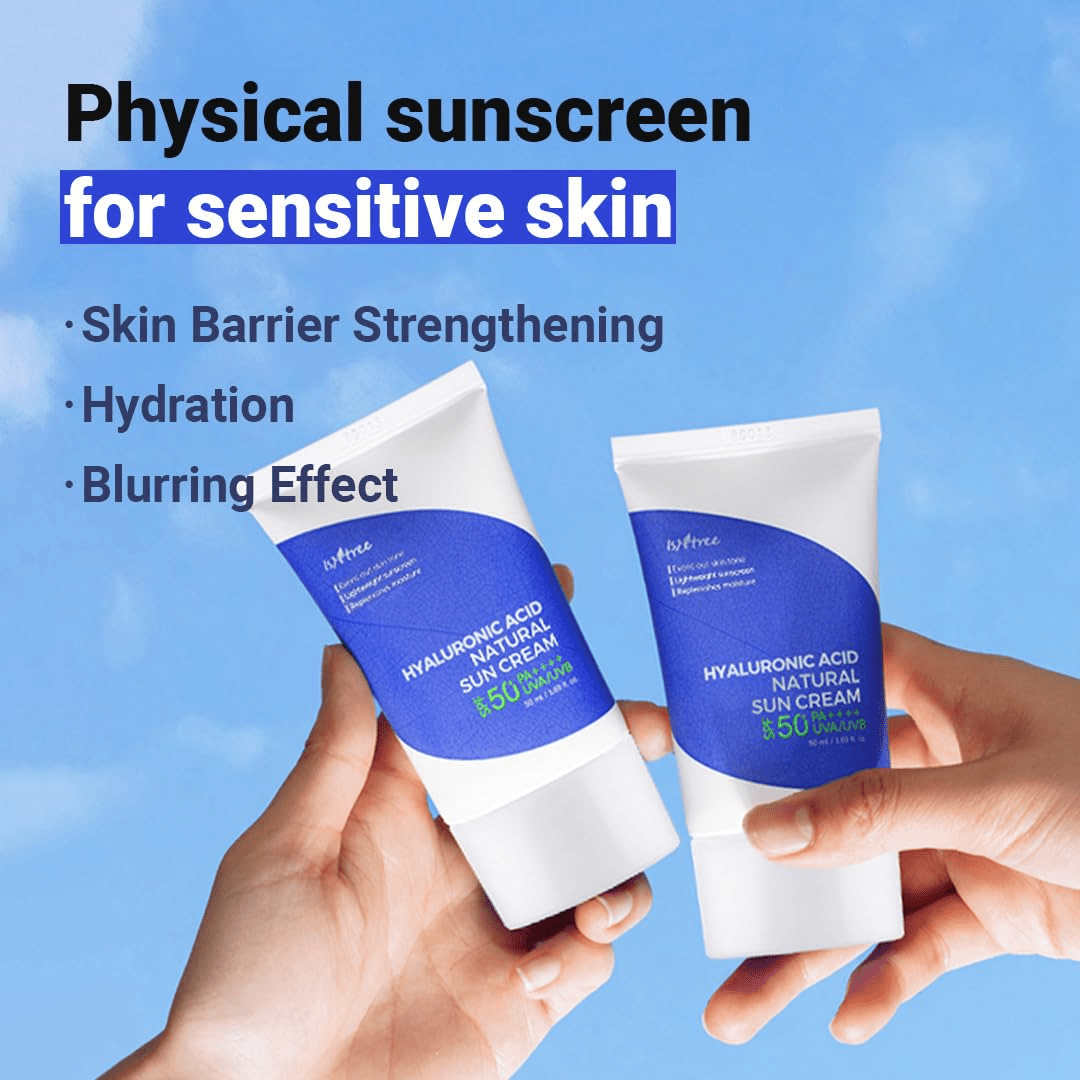 Isntree Hyaluronic Acid Natural sun cream 3 skincare-kbeauty-glowtime- isntree hyaluronic acid natural sun cream
