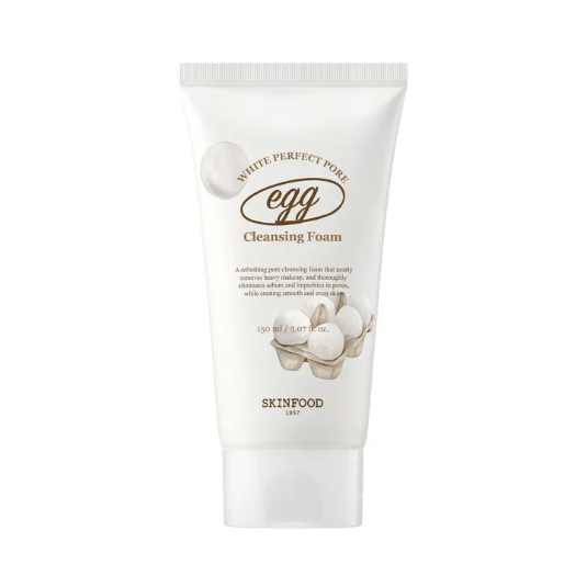 SKIN FOOD Egg White Perfect Pore Foam 7 skincare-kbeauty-glowtime-skinfood egg white perfect pore foam