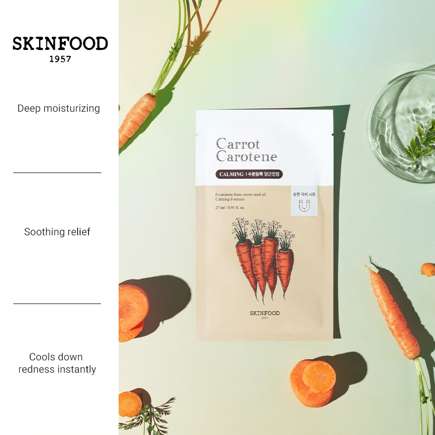 SKINFOOD Carrot Carotene Mask 3 skincare-kbeauty-glowtime-skinfood carrot carotene mask