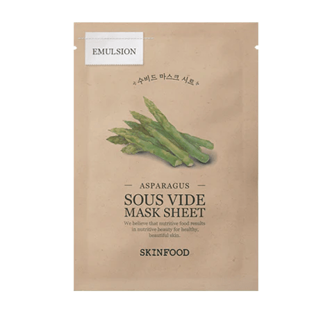 SKINFOOD Sous Vide Mask Sheet Asparagus 1 skincare-kbeauty-glowtime-skinfood sousvide mask sheet asparagus