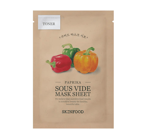 SKINFOOD Sous Vide Mask Sheet Paprika skincare-kbeauty-glowtime-skinfood sousvide mask sheet paprika